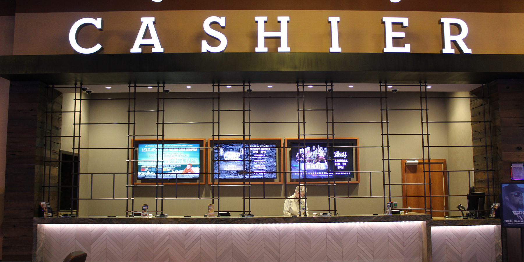 Cashier Office on the Casino Floor