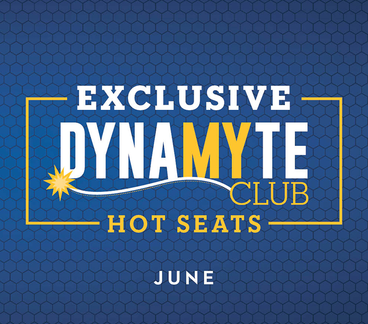 Exclusive DynaMYte cliub Hot Seats June