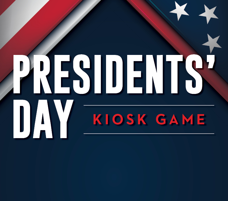 MONDAY, FEBRUARY 17 | 2PM - 6PM Celebrate our country’s history with an EXCLUSIVE kiosk game and win up to $1,000 in Cro$$ing Cash! Valid on February 17, 2025. See DynaMYte Club for official rules.