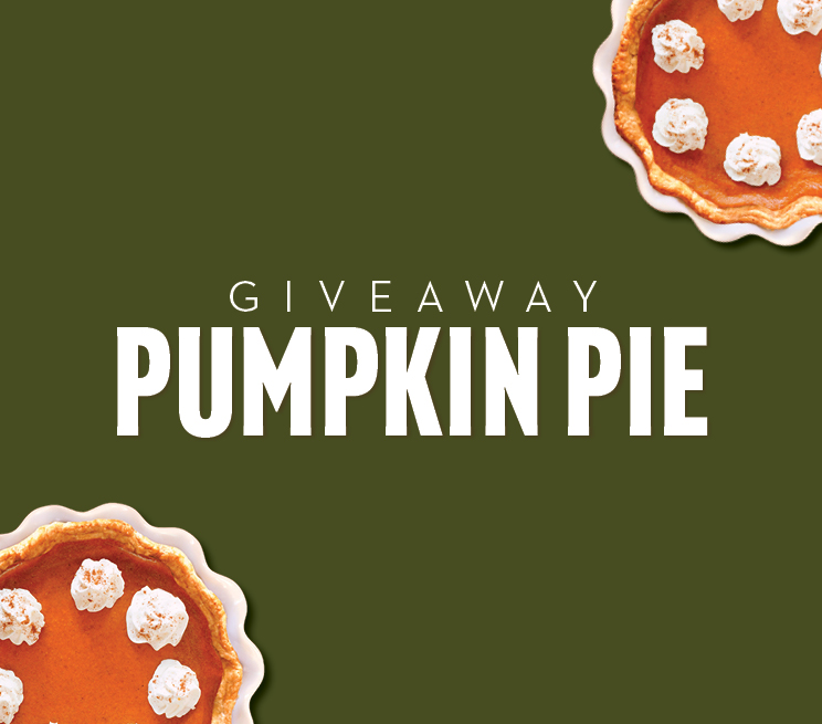 Pumpkin Pie Giveaway
