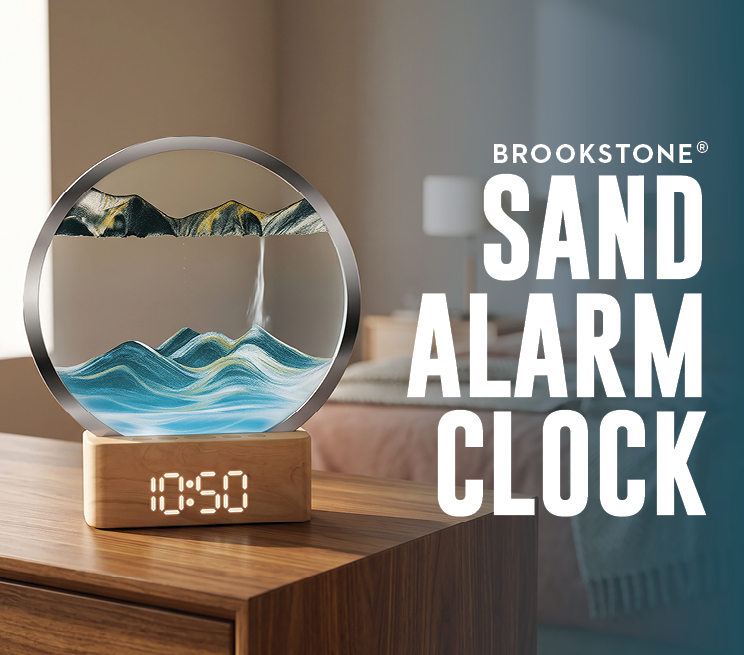LED Sandscape Alarm Clock