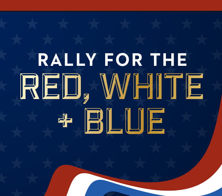 Rally For The Red, White + Blue