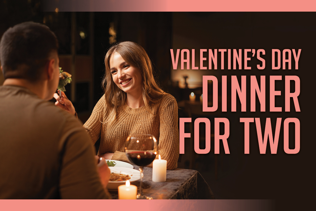 Valentines Day Dinner For Two at Two Brothers Mining Co.